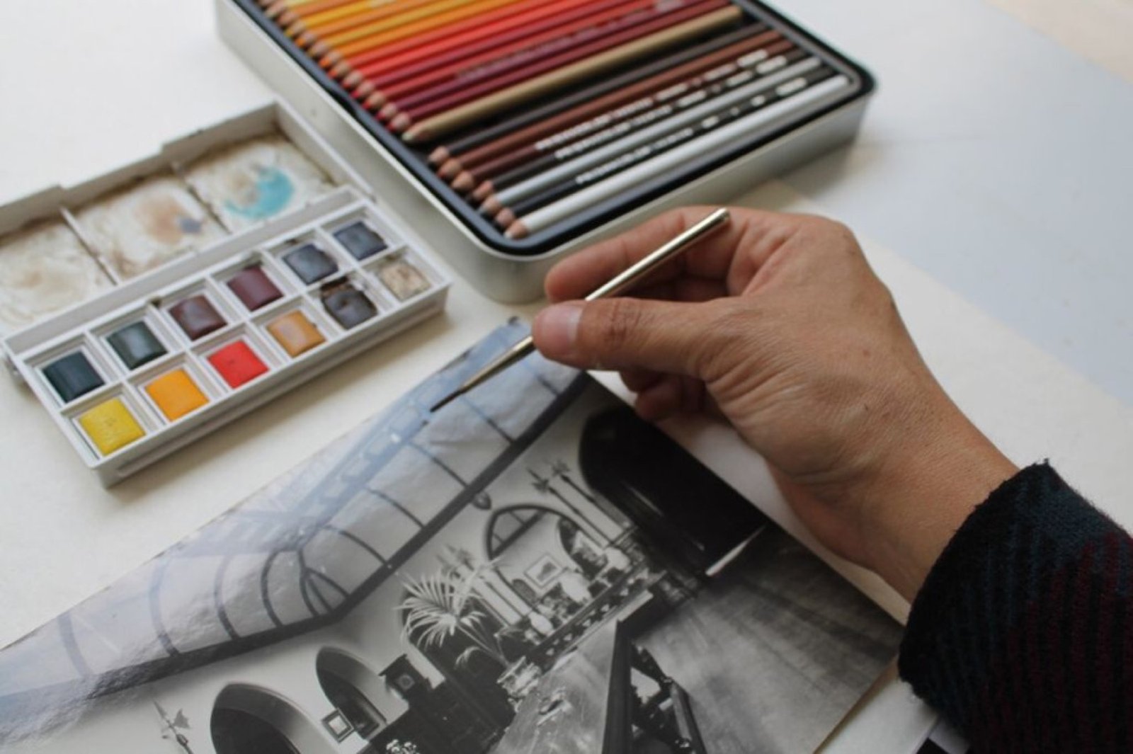 Restauración en el taller